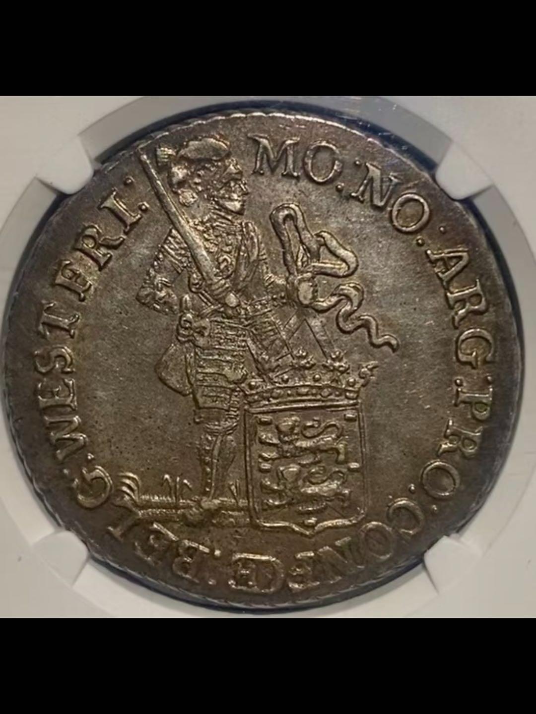 1791年荷兰西弗里西亚省一盾银币