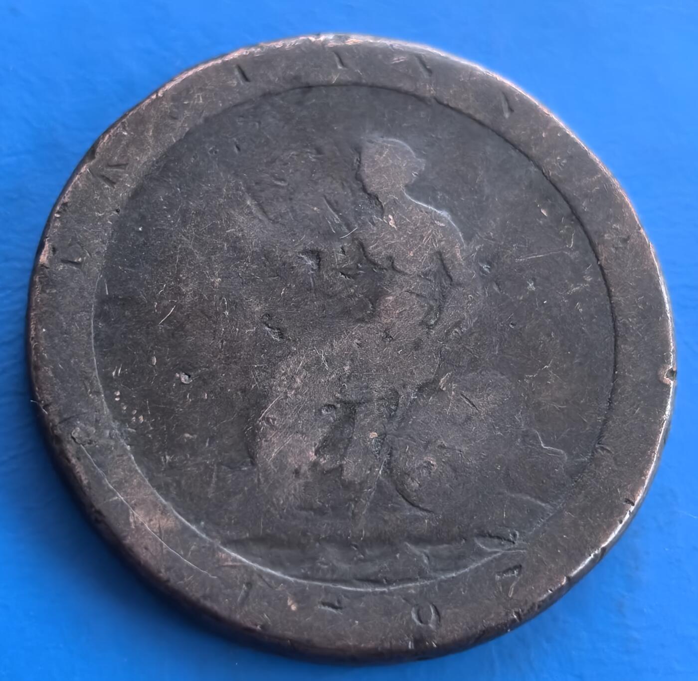 英国1797年车轮大便士