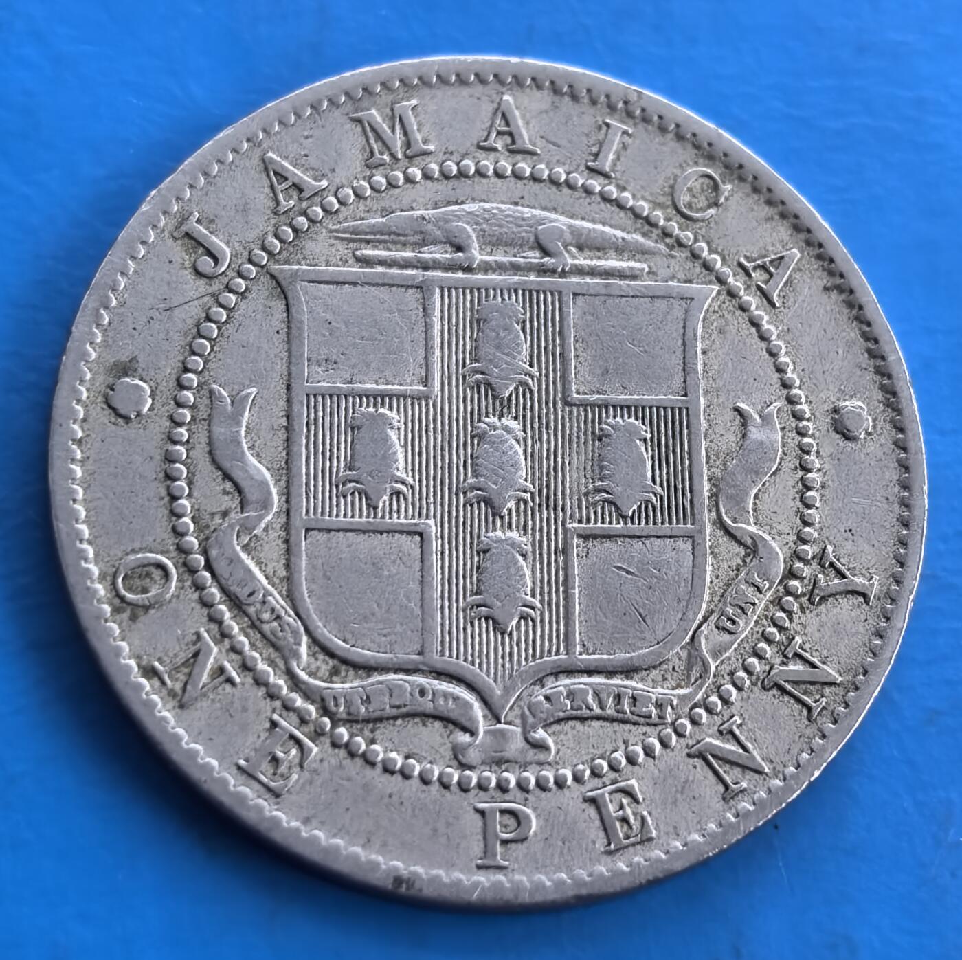 英属牙买加 1918 年1 便士