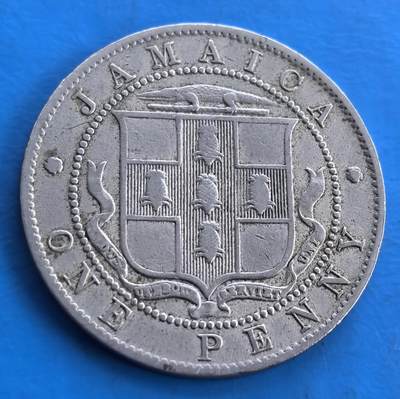 英属牙买加 1918 年1 便士