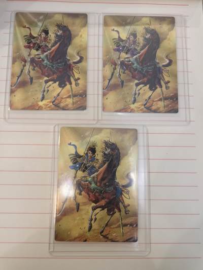 彩虹色扈三娘哈哈哈，这衣服自带变色特效