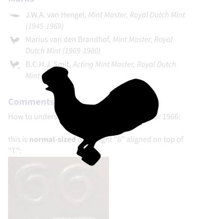 荷兰🇳🇱乌得勒支铸币局各时期硬币标记释义第二部分(朱丽安娜女王––威廉亚历山大国王)