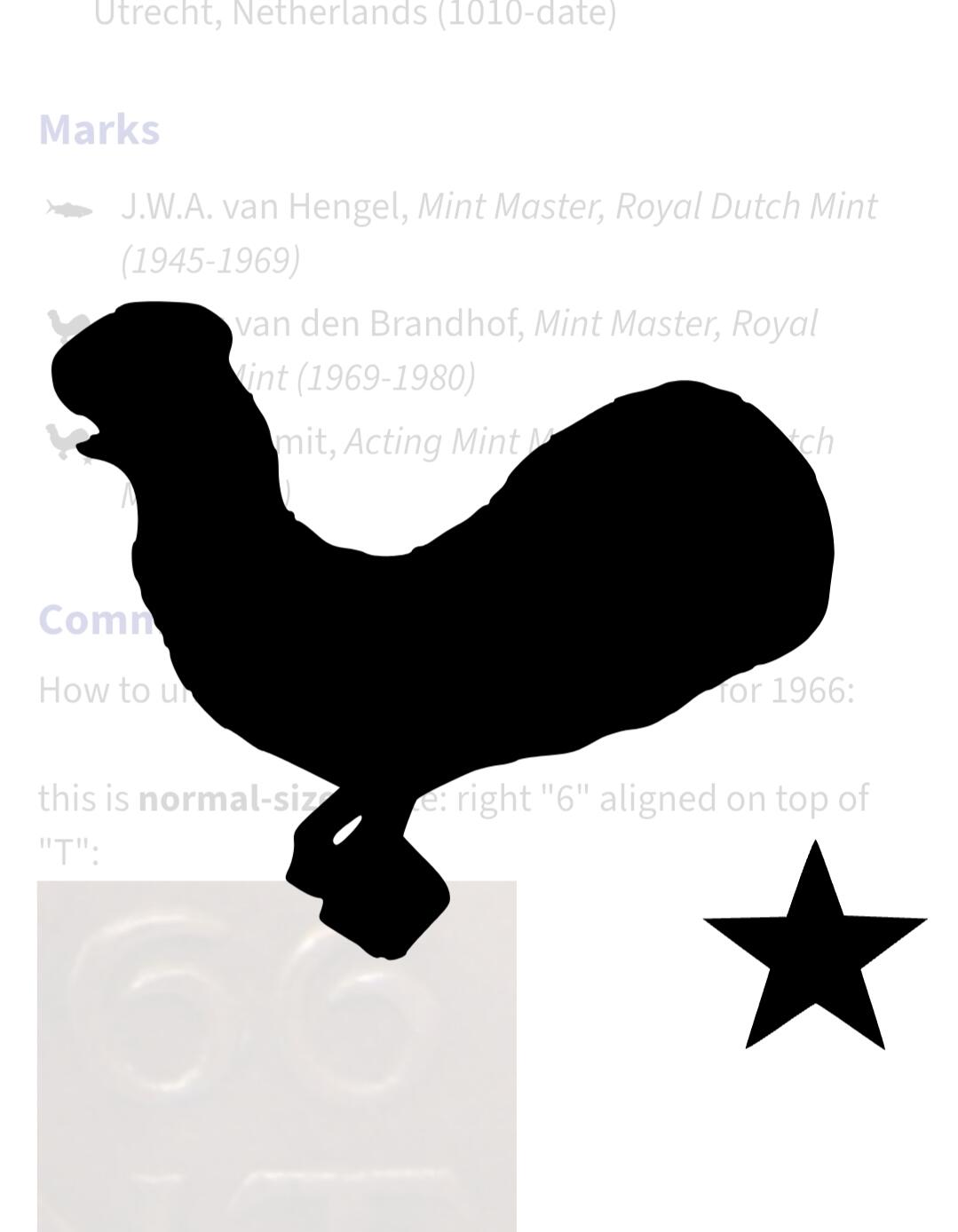 荷兰🇳🇱乌得勒支铸币局各时期硬币标记释义第二部分(朱丽安娜女王––威廉亚历山大国王)