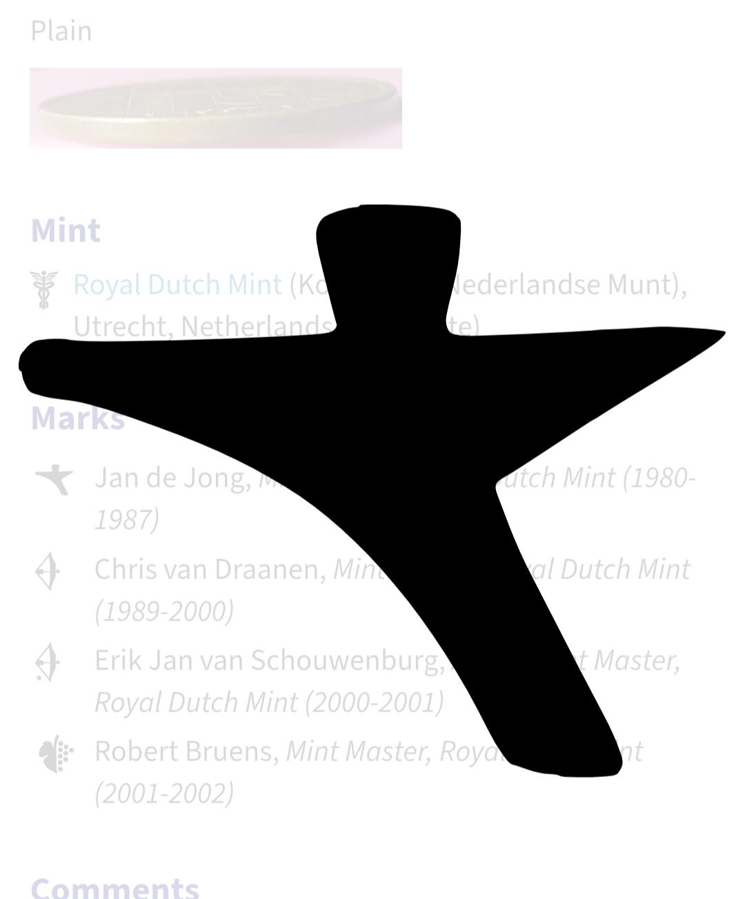 荷兰🇳🇱乌得勒支铸币局各时期硬币标记释义第二部分(朱丽安娜女王––威廉亚历山大国王)