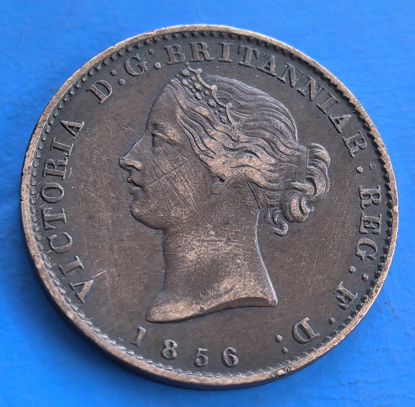  英属新斯科舍1856 年半便士代币