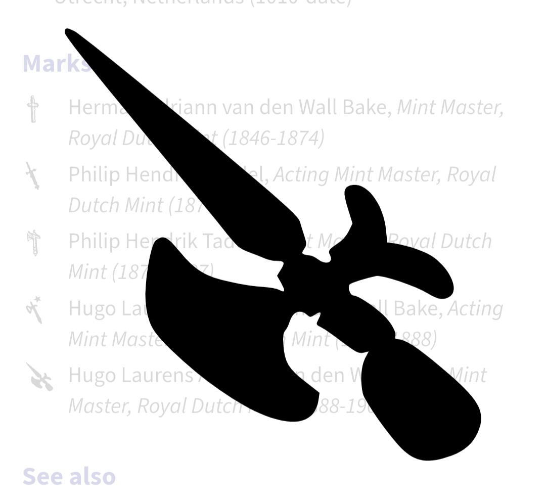 荷兰王国🇳🇱乌得勒支铸币局各时期标记释义第一部分(威廉一世国王––威廉明娜女王)