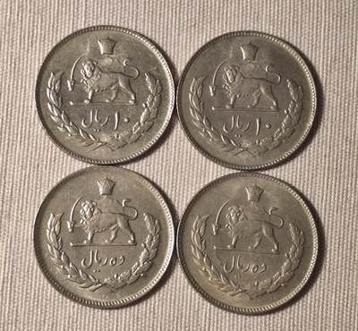 巴列维头像伊朗硬币