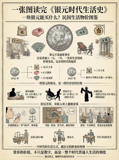 一块银元在民国能买什么？