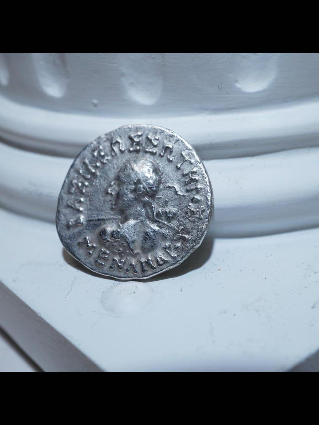 米南德一世银币