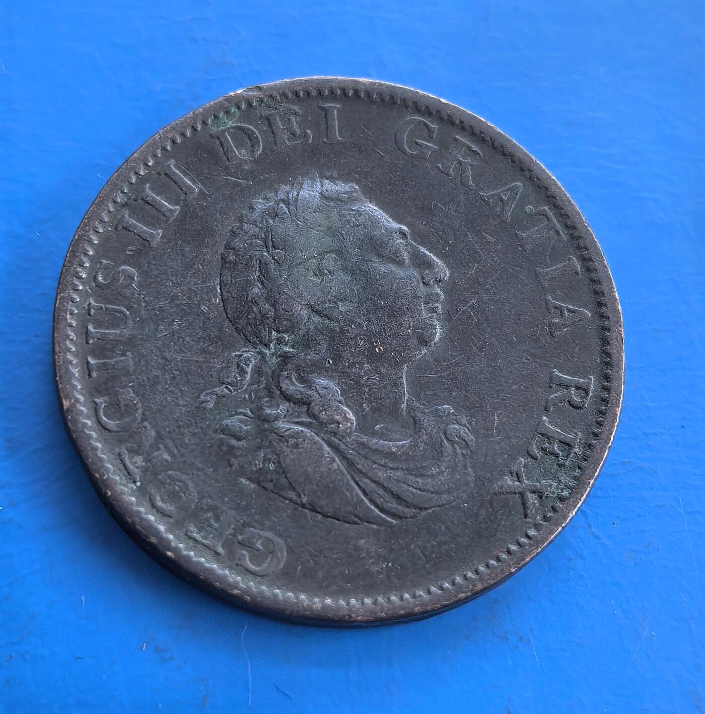 英国1799 年乔治三世铜币