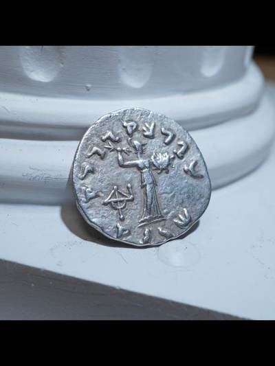 米南德一世银币