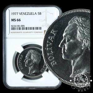 1977年委内瑞拉5玻利瓦尔镍币：从石油天堂到赤贫地狱的国家崩塌史