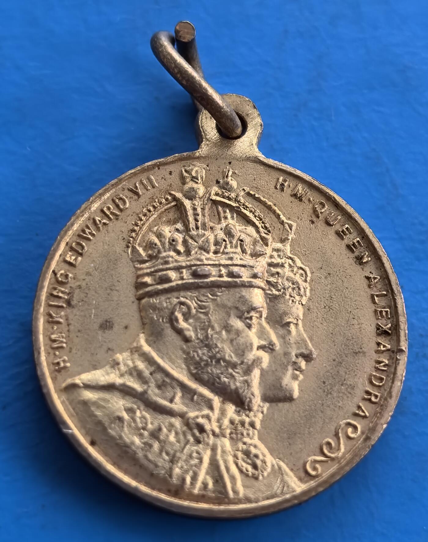 英国1903 年爱德华七世夫妇访贝尔法斯特纪念章