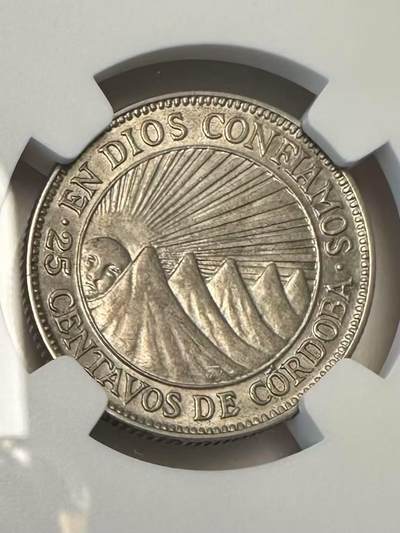 1936年尼加拉瓜25分银币