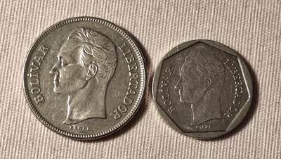 委内瑞拉100玻利瓦尔硬币