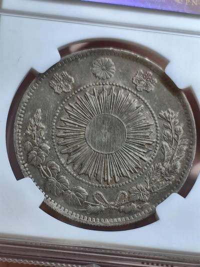 麦稀奇收获---明三日龙银币