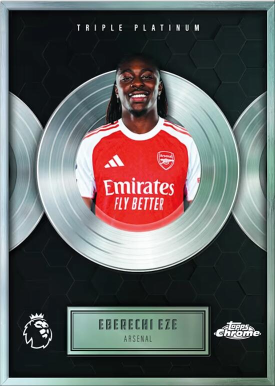 新年英超Chrome新气象！2025-26 TOPPS Chrome Premier League预览