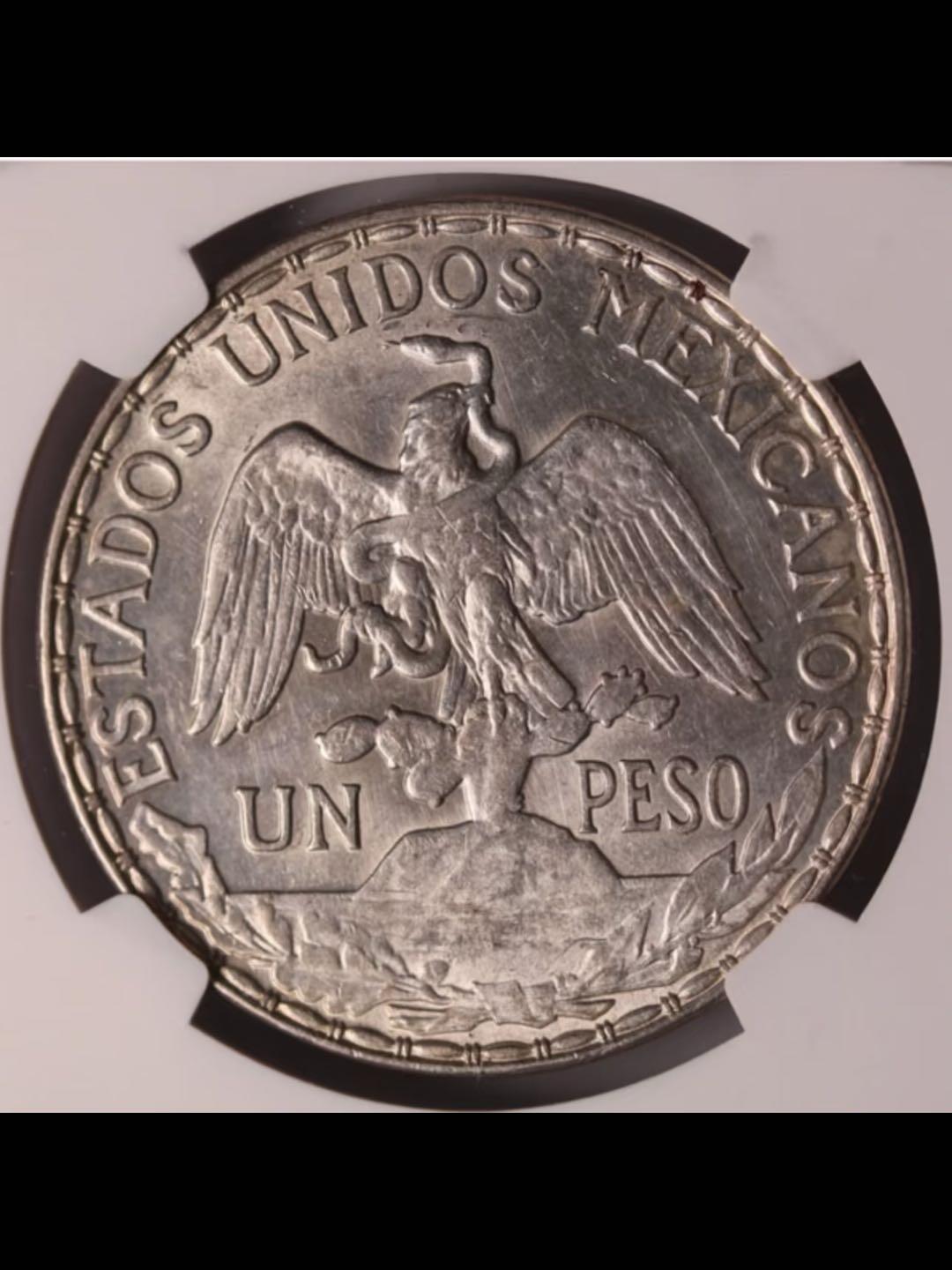 1910年墨西哥银元Caballito