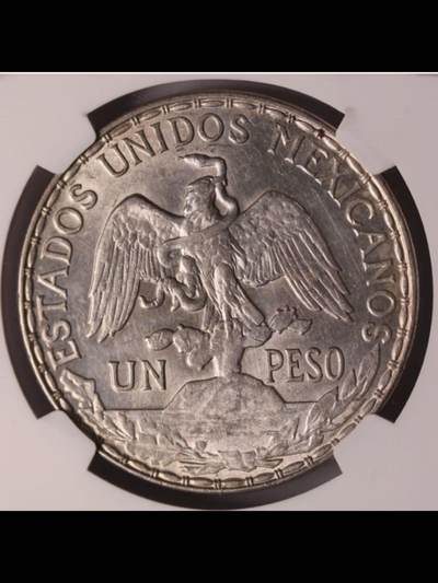 1910年墨西哥银元Caballito