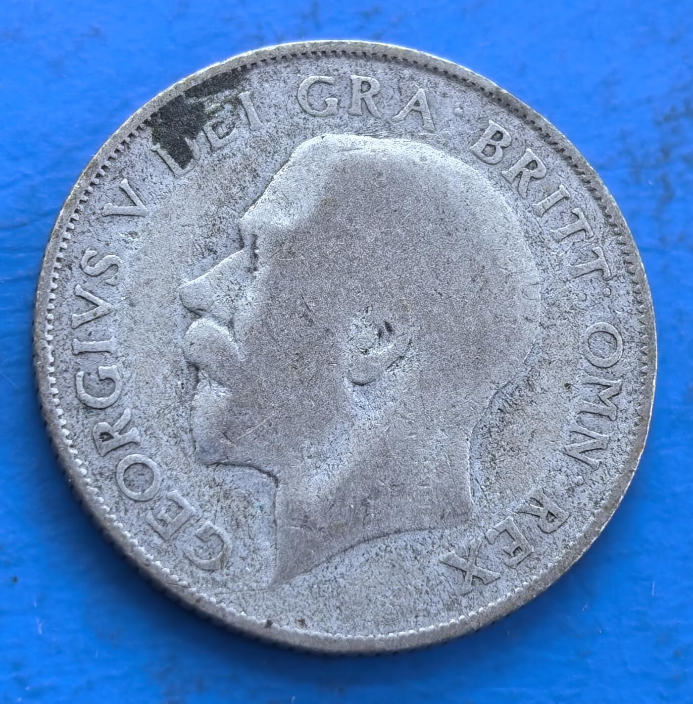 英国1923 年乔治五世 1 先令银币