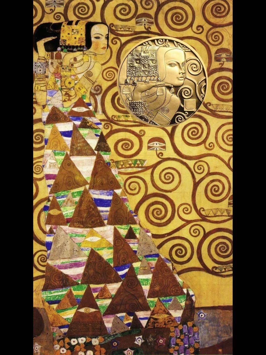 奥地利克里姆特金币系列之一