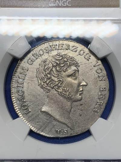 铸造量仅784枚的贝格大公国银币