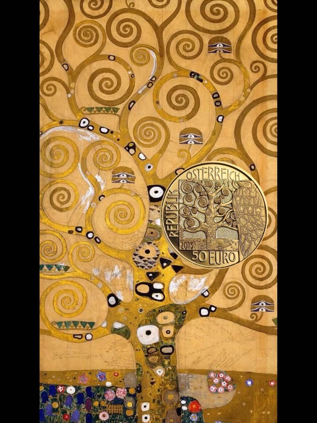 奥地利克里姆特金币系列之一