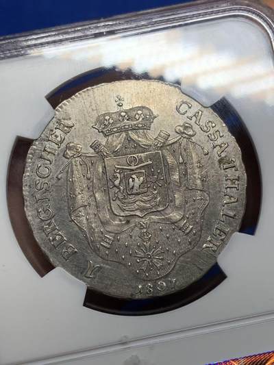 铸造量仅784枚的贝格大公国银币