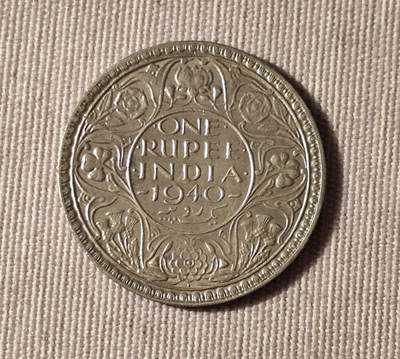 1940年一卢比银币