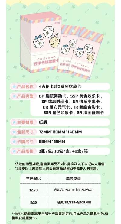 集卡社Chiikawa正版收藏卡重磅上新！