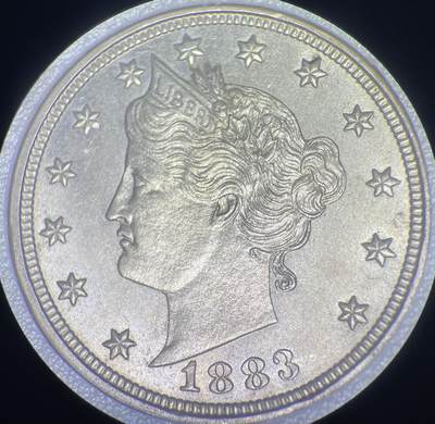 美国5美分镍币2枚1883和1886