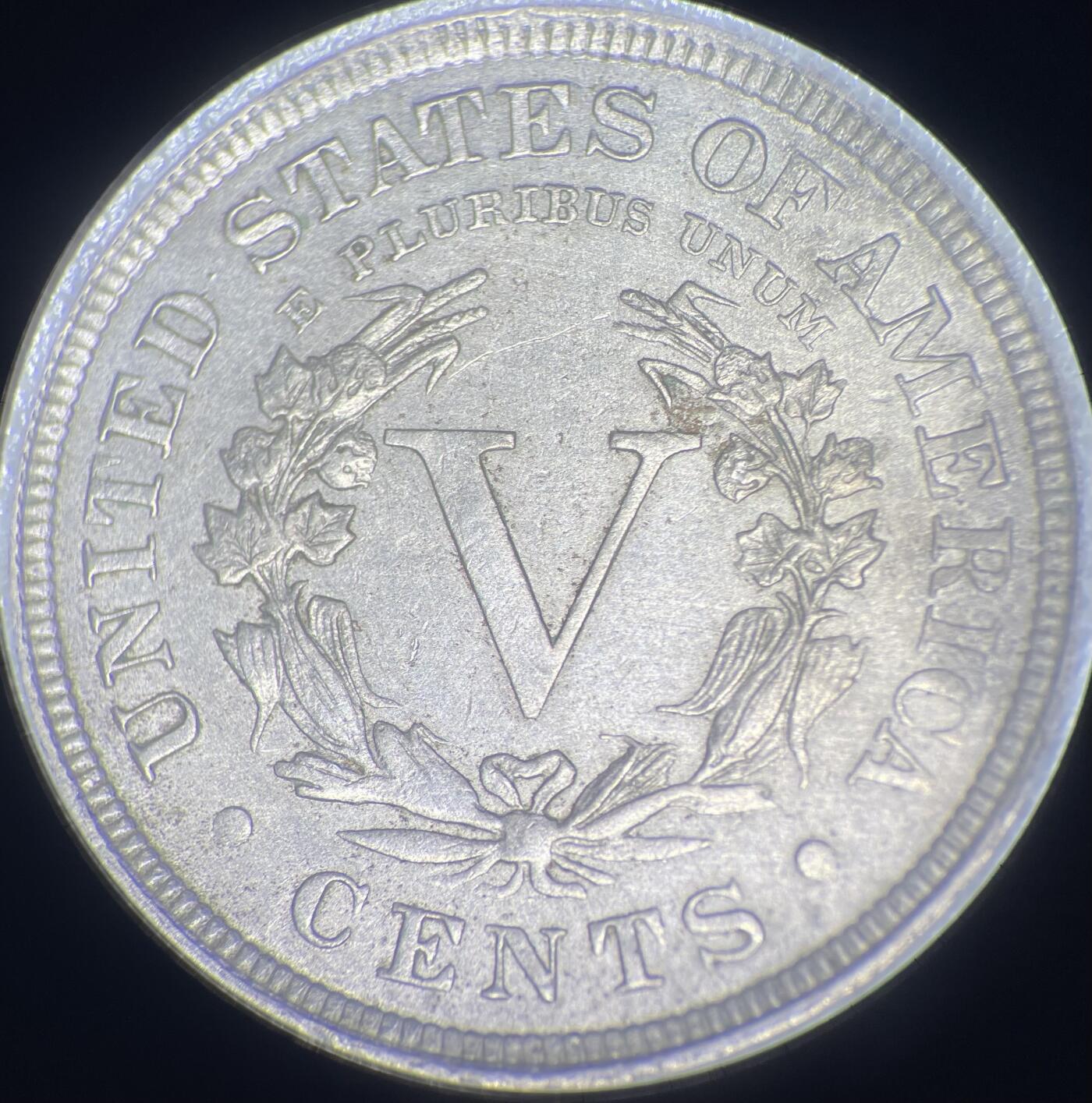 美国5美分镍币2枚1883和1886