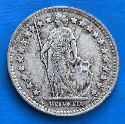 瑞士1937 年 1 法郎银币