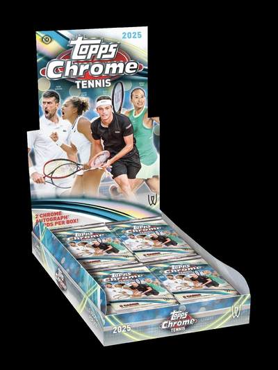 【新品预览】2025 Topps Chrome tennis 网球系列