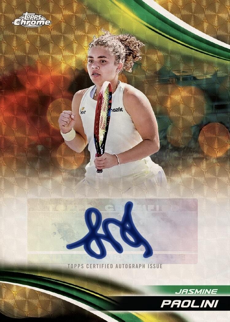 【新品预览】2025 Topps Chrome tennis 网球系列