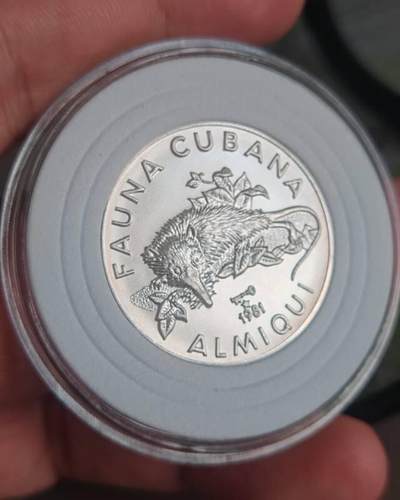 精美的古巴高浮雕银币