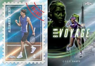 【新品预览】2025 Topps Chrome tennis 网球系列