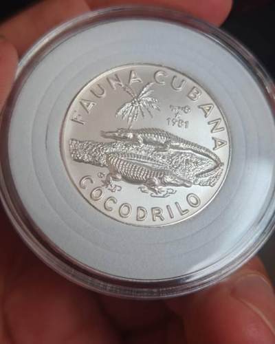 精美的古巴高浮雕银币