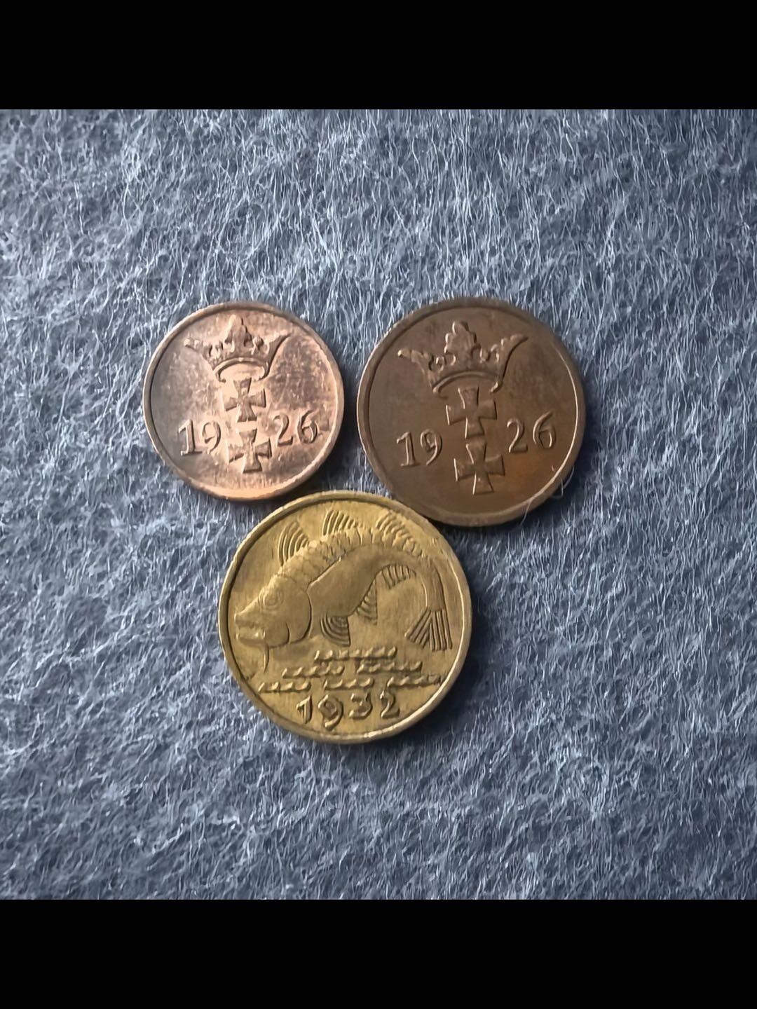 但泽自由市三种硬币