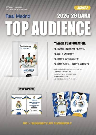 Top Audience系列25/26赛季巴萨和皇马队盒