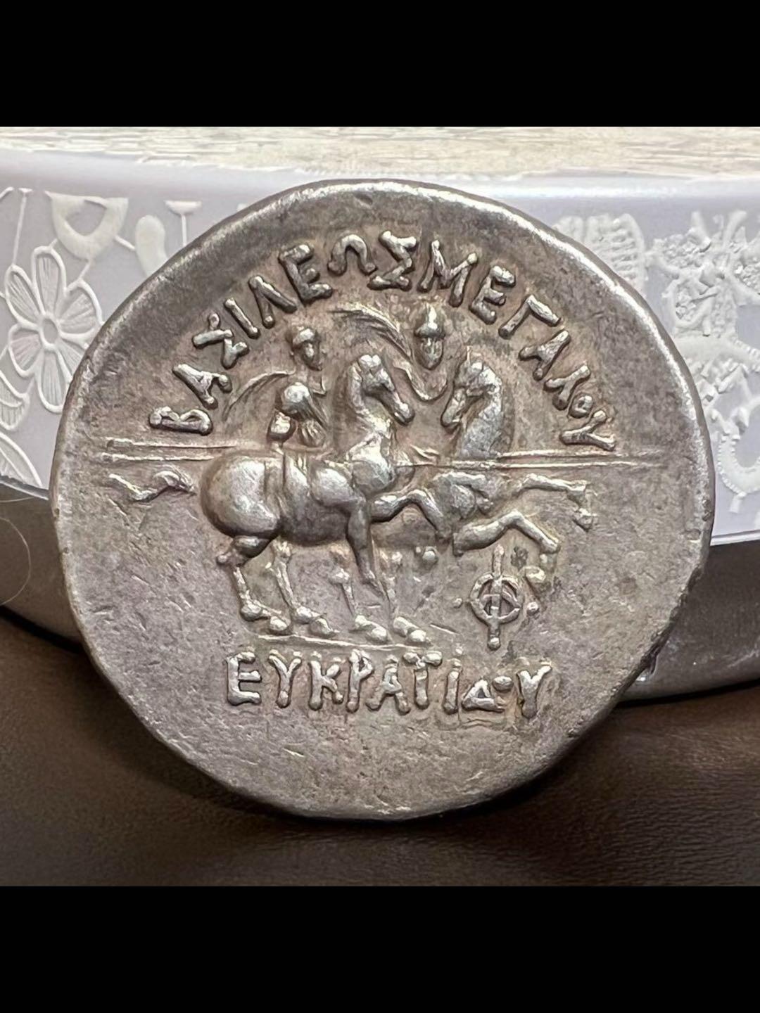 巴克特里亚王国四德拉克马银币