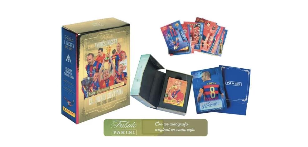 Panini首出足球个人球星盒“致敬系列”：伊涅斯塔 比赛