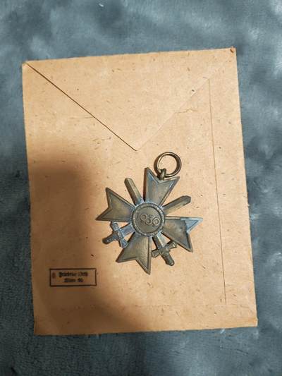 德国德三二级带剑战功