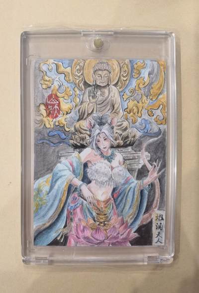 地涌夫人手绘原画小卡，有喜欢的吗