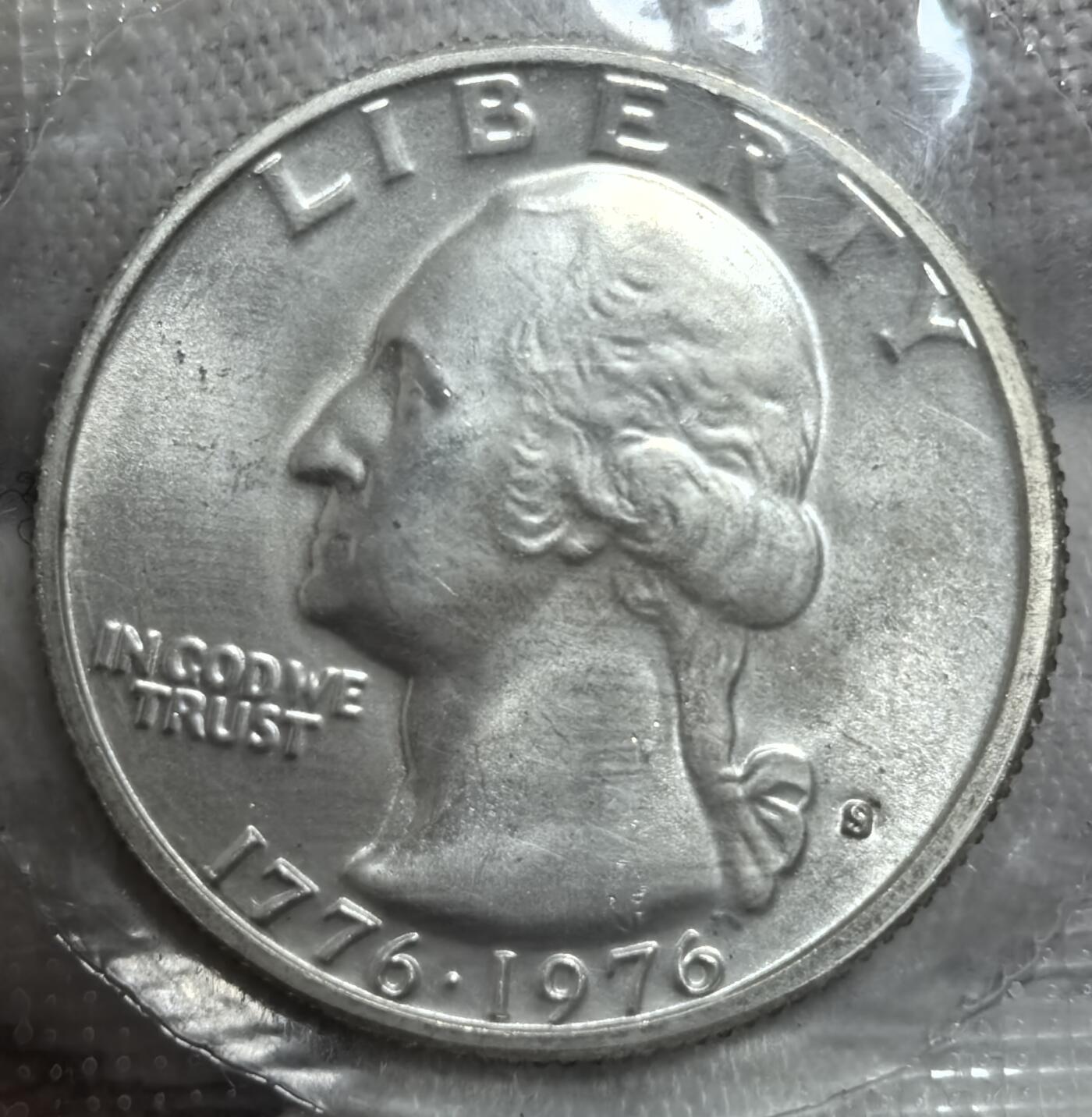 美国1976 年建国200 周年25 分银币