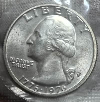 美国1976 年建国200 周年25 分银币