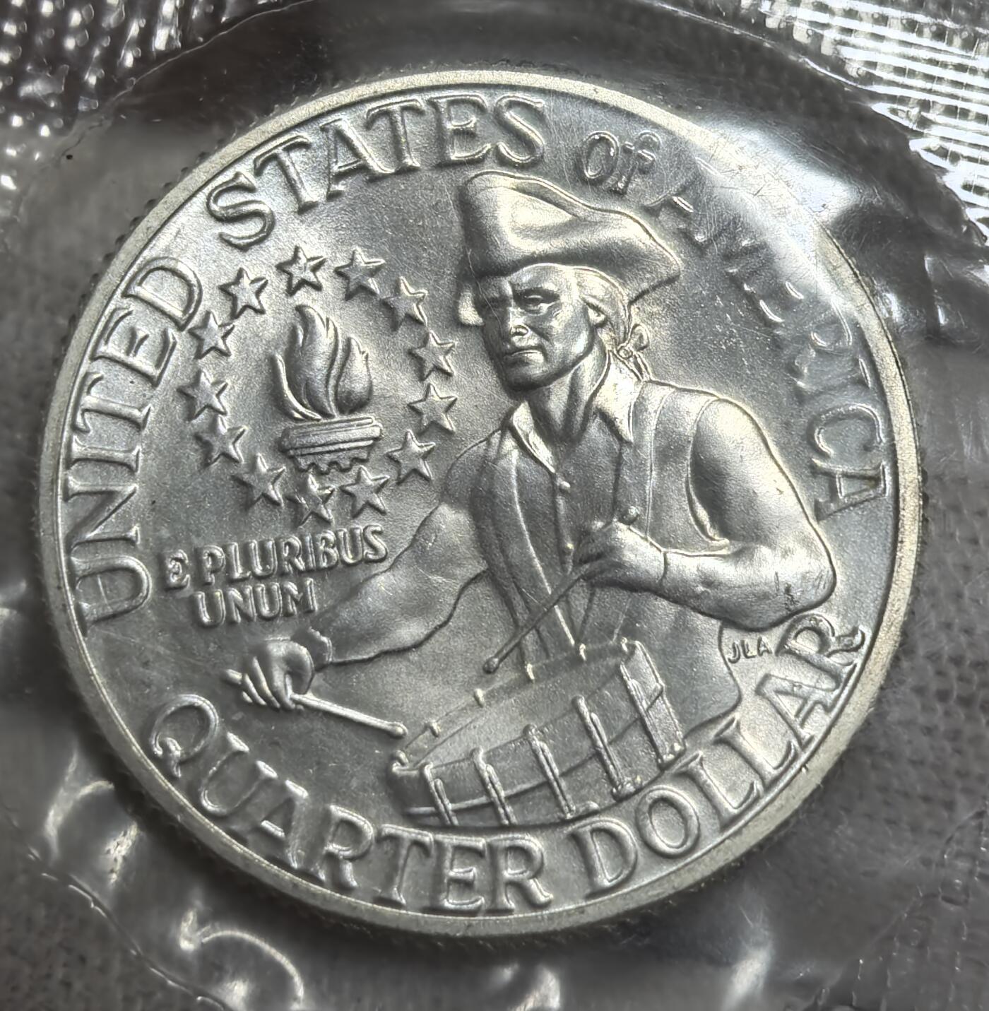 美国1976 年建国200 周年25 分银币