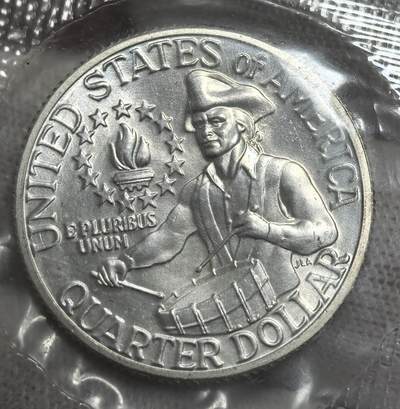 美国1976 年建国200 周年25 分银币