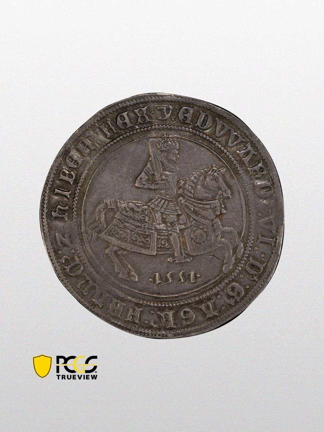 英国骑马者克朗银币