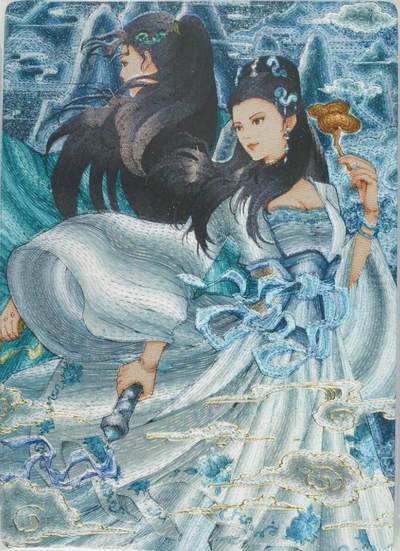 【卡牌赏析】小花瓣艺术文创 白蛇传 盗仙草 